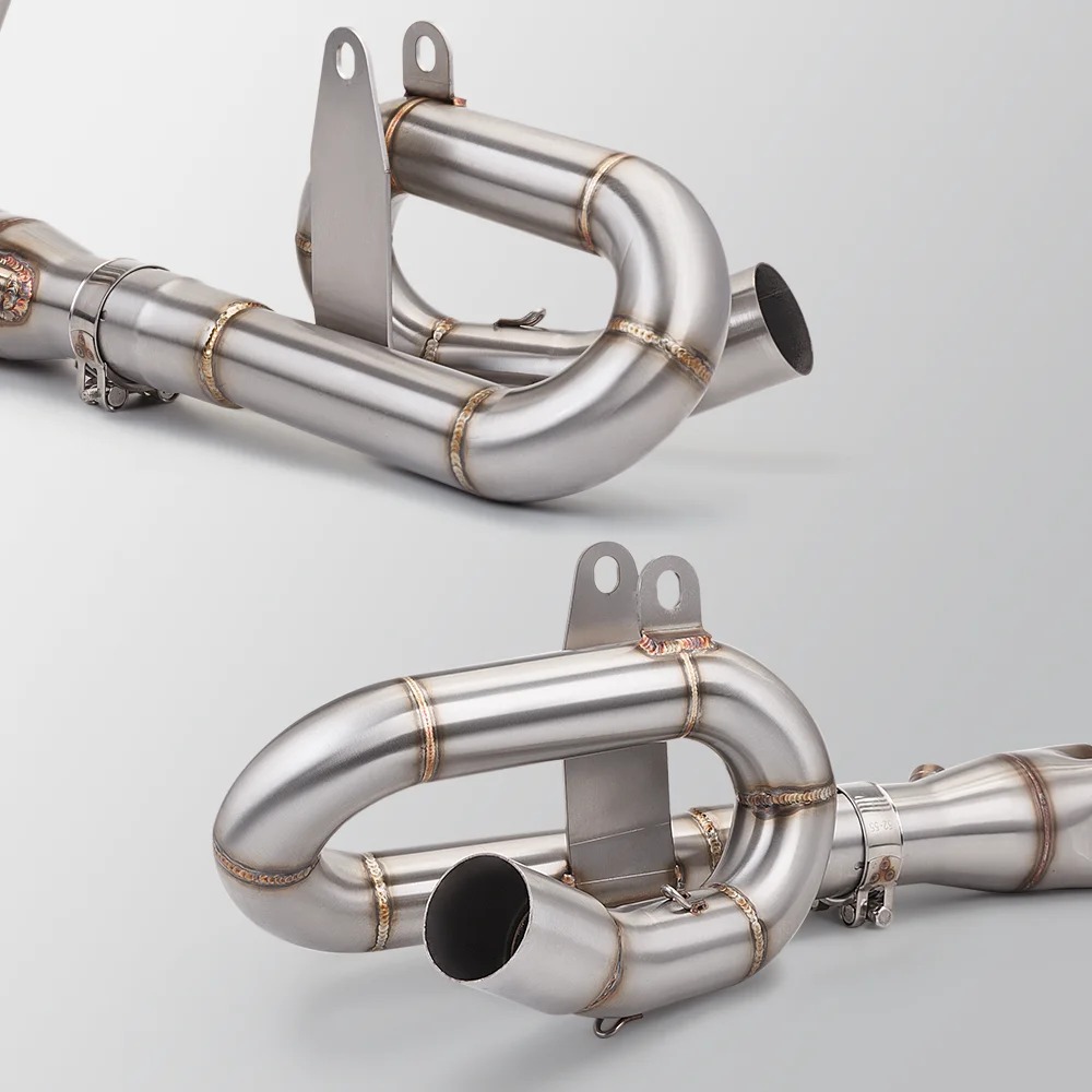 2023 KOVE 450RR Slip-On Motorcycle Exhaust System Complete Front Link Pipe Rear Tip Deflector DB Killer-New Condition